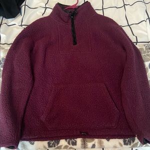 victoria secret sherpa pullover